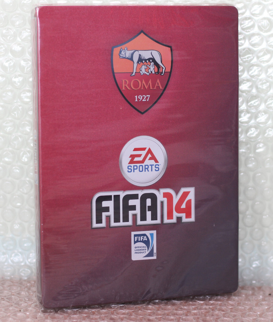 EA SPORTS FIFA 14 ROMA STEELBOOK STEELBOX NO GIOCO NUOVO SIGILLATO CLUB wata vga