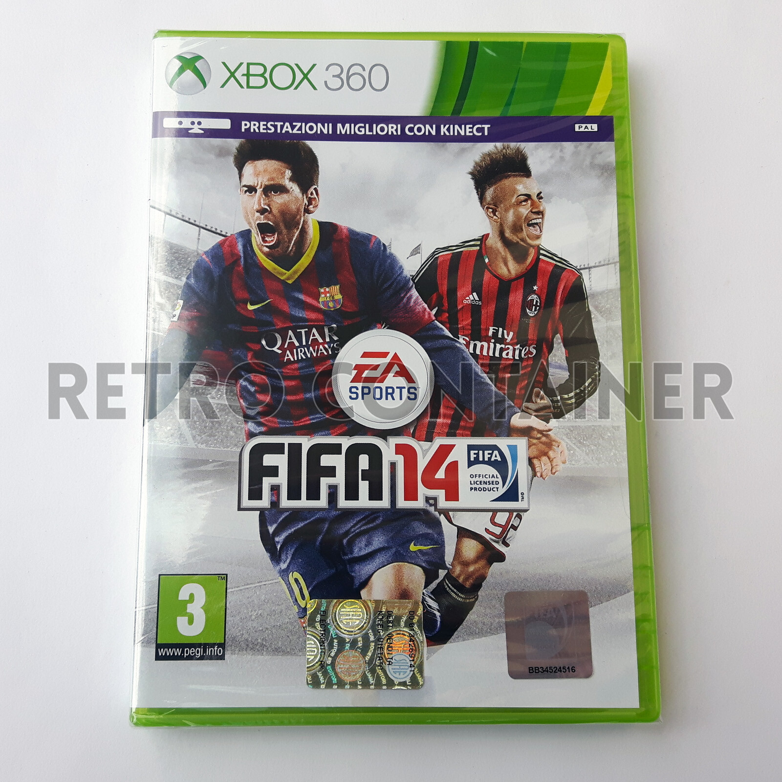 Vintage Game MICROSOFT XBOX 360 - FIFA 14 2014 - Nuovo Sigillato in Italiano