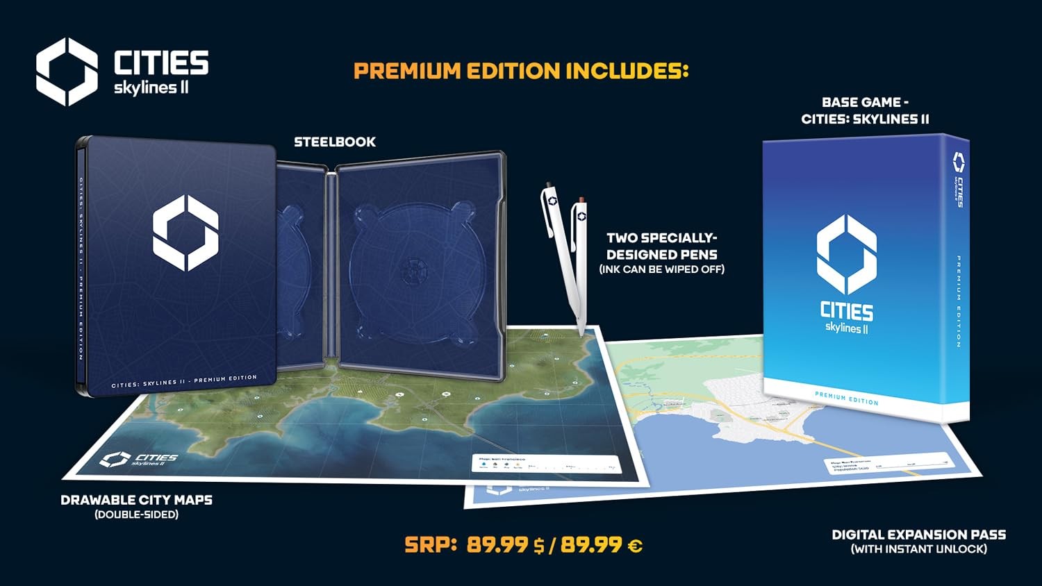 Cities: Skylines II Premium Edition (PC) PC Premium Edition (PC)