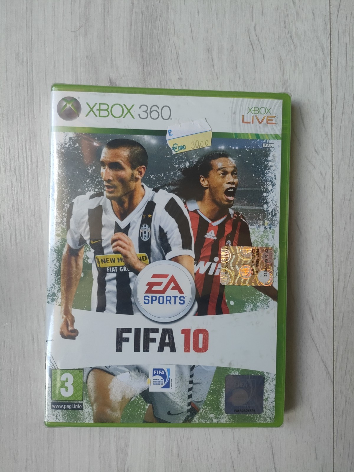 FIFA 10 FOOTBALL 2010 MICROSOFT XBOX 360 PAL EUR ORIGINALE COMPLETO COME NUOVO