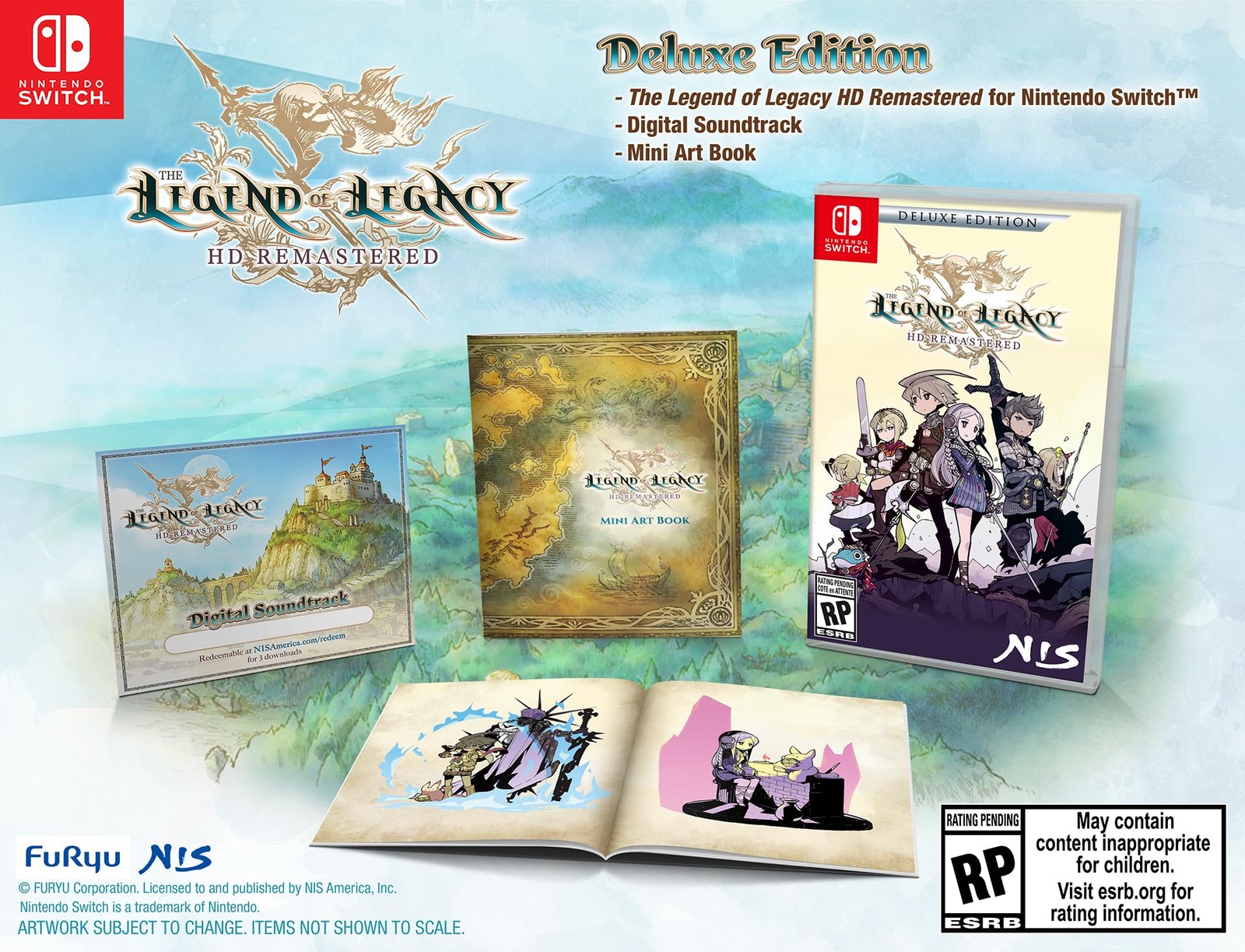 The Legend of Legacy HD Remastered: Deluxe Edition - Nintendo  (Nintendo Switch)