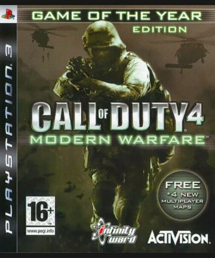 Call Of Duty 4 Guerre Moderne Game The Year PS3 Nuovo Sigillato Full Versione UK
