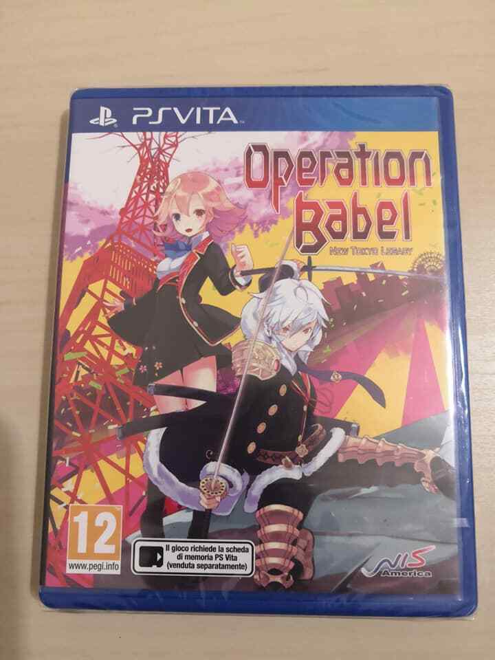OPERATION BABEL - NEW TOKYO LEGACY per PS VITA NUOVO E SIGILLATO vers. PAL ITA