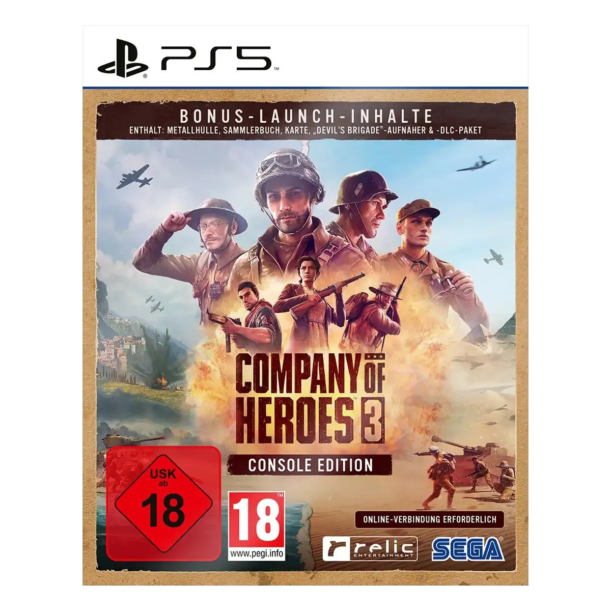Company of Heroes 3 Steelbook Launch Edition Juego Fisico para PlayStation 5
