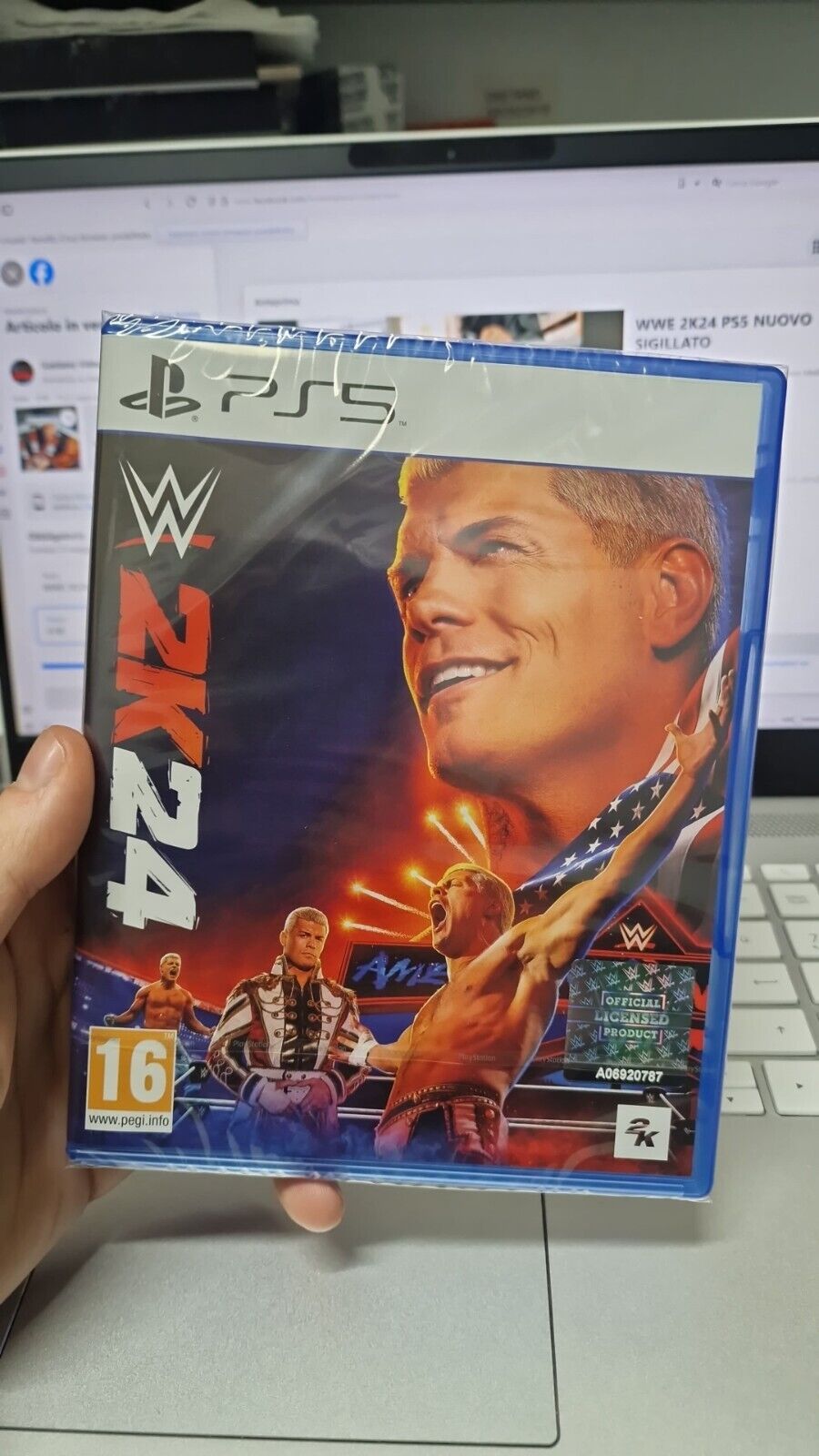 WWE 2K24 PS5 NUOVO SIGILLATO