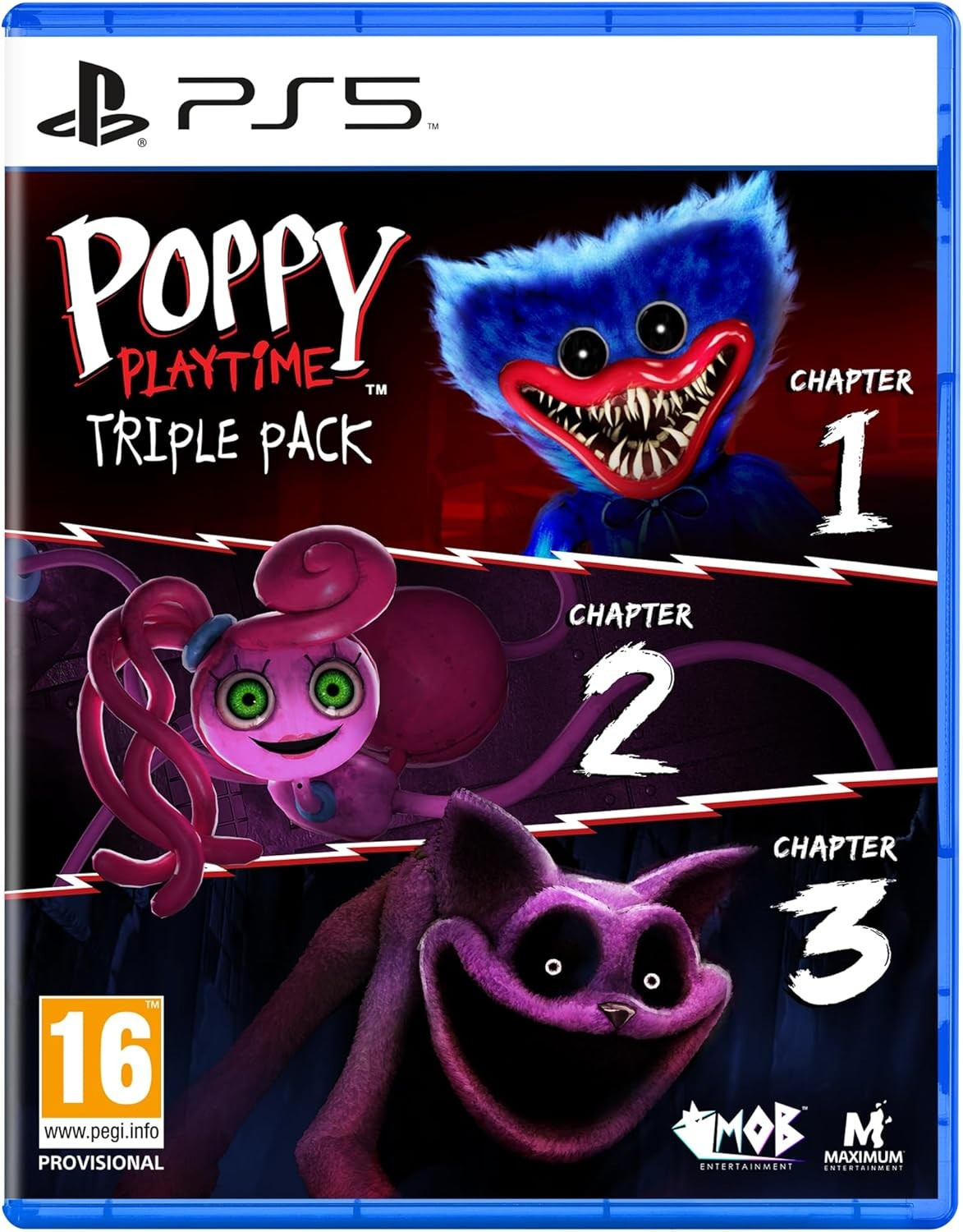 Poppy Playtime Triple Pack Juego Fisico para Consola Sony PlayStation 5 PS5