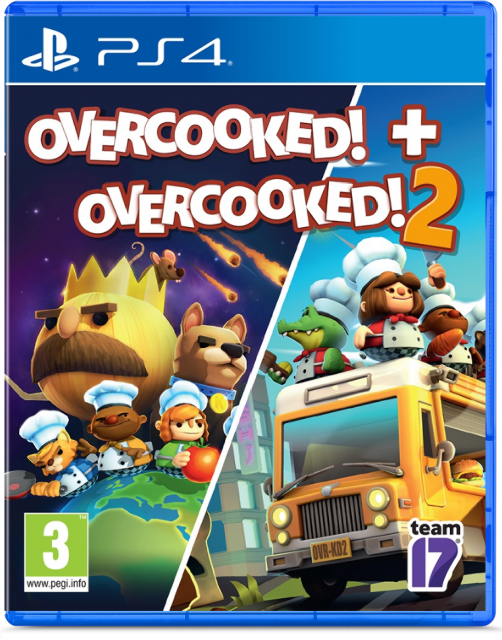 Overcooked + Overcooked 2 Ps4 Italiano Gioco PlayStation 4 Videogioco Eu Nuovo