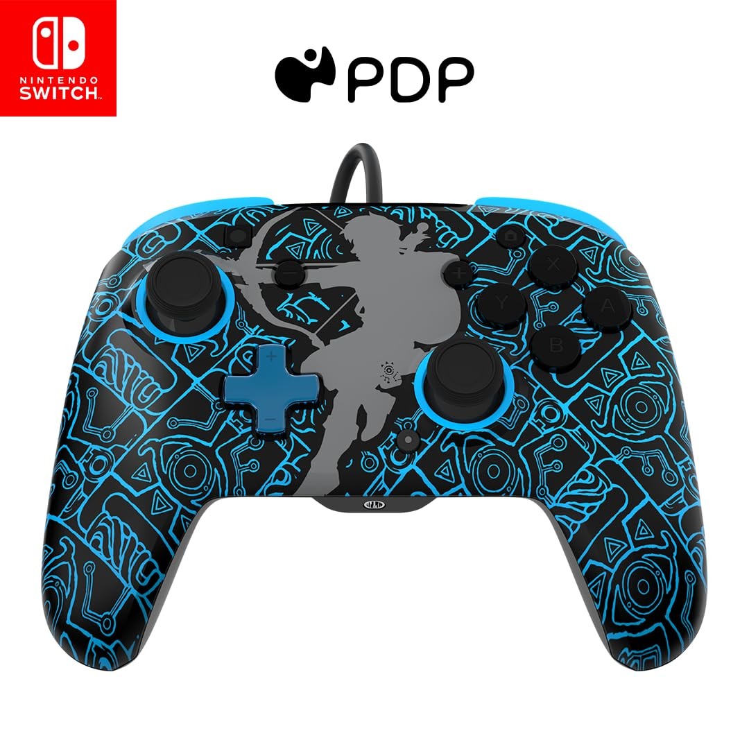 PDP Rematch GLOW Controllore cablato Link (Nintendo Switch)
