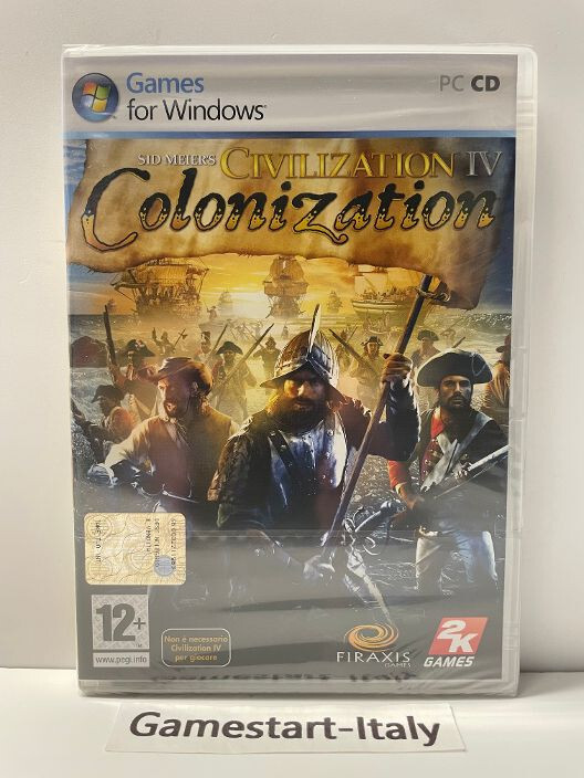 SID MEIER'S CIVILIZATION IV 4 COLONIZATION - PC - VIDEOGIOCO NUOVO SIGILLATO NEW