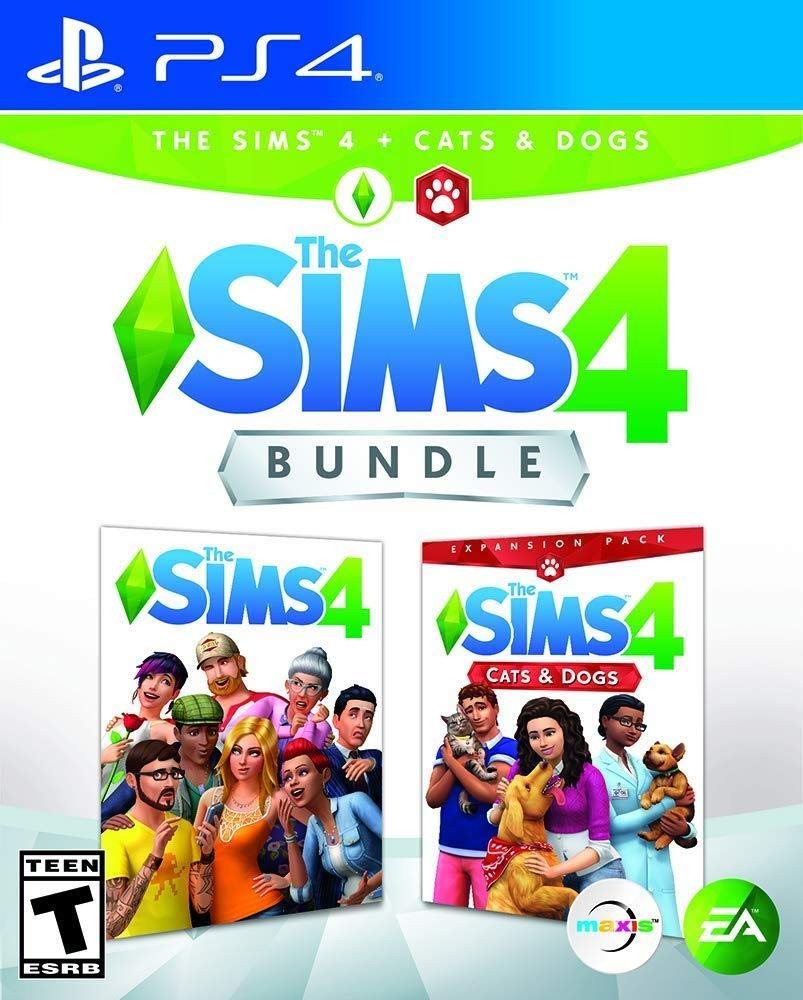 Sims 4: Plus - Cats & Dogs Bundle for PlayStation 4 PlayStation  (PlayStation 4)