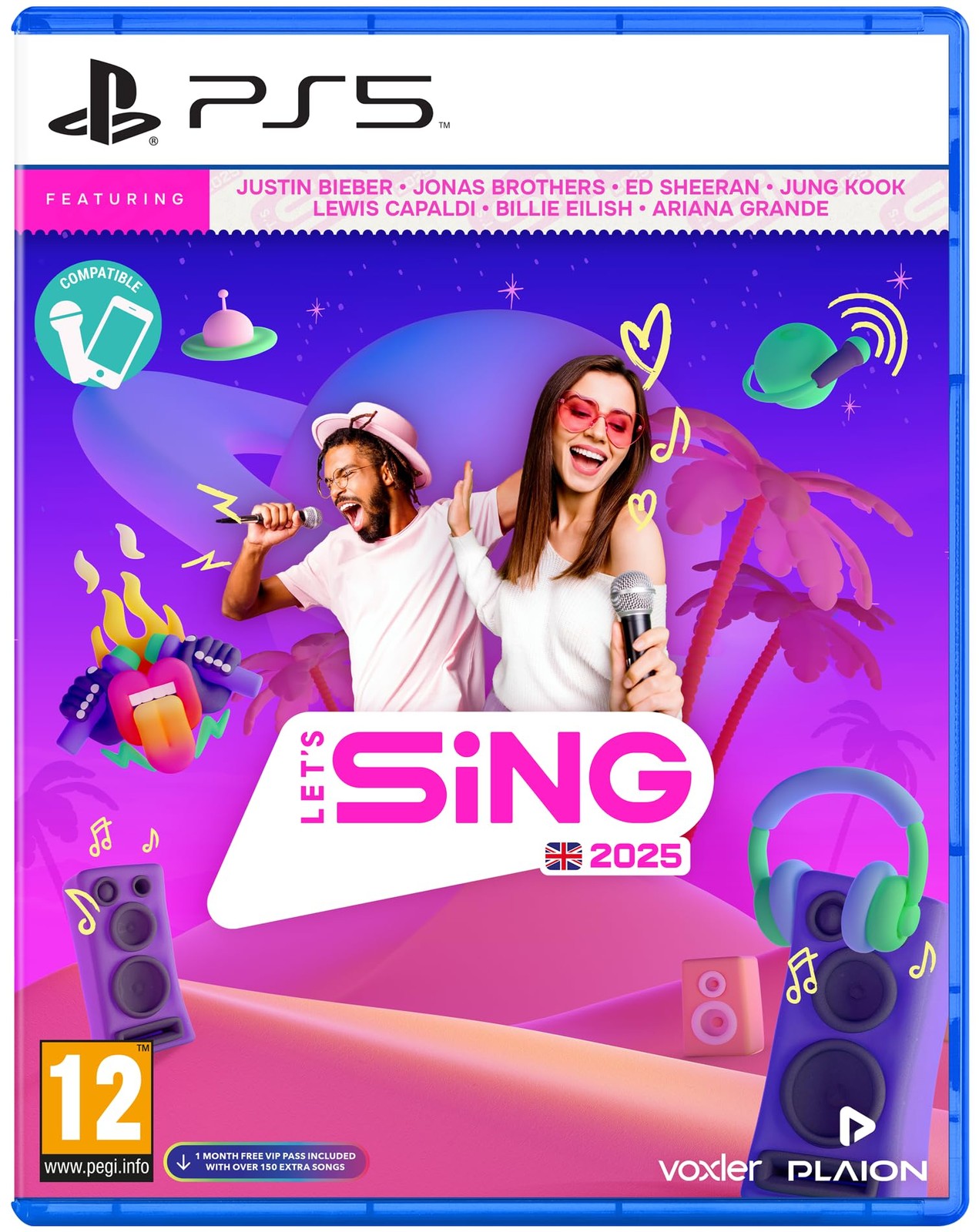 Let's Sing 2025 Solus - UK Edition (Playstation 5) (Sony Playstation 4)