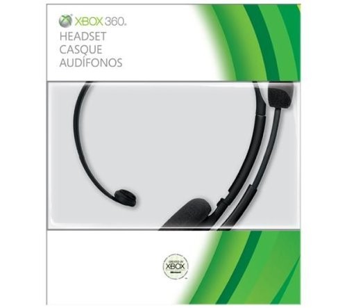 Xbox 360 Microsoft Official Wired Xbox Live Chat Headset /X360 NUOVO