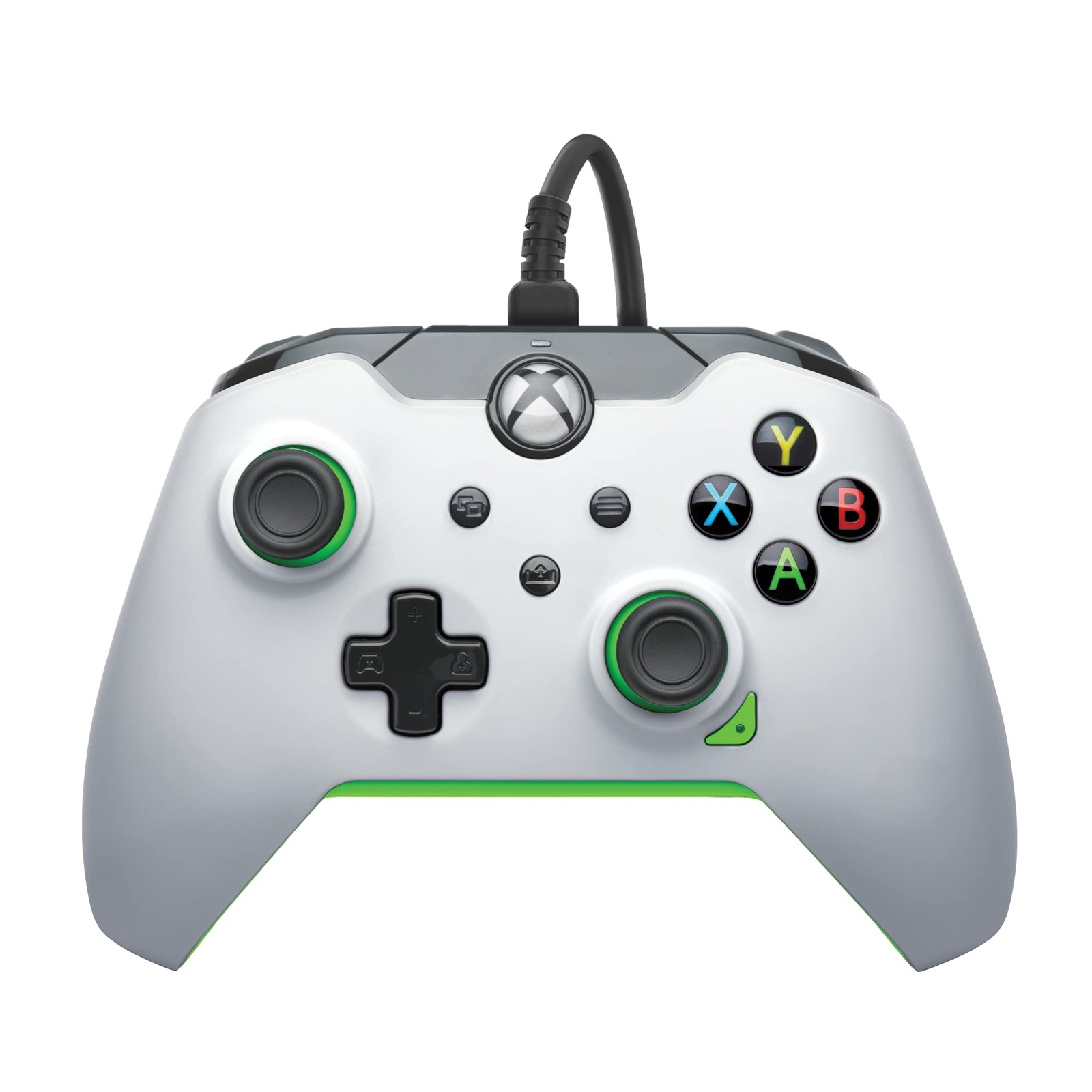 PDP Wired Controller Neon White for Xbox Series X S, Gamepad, Wired Video Game C