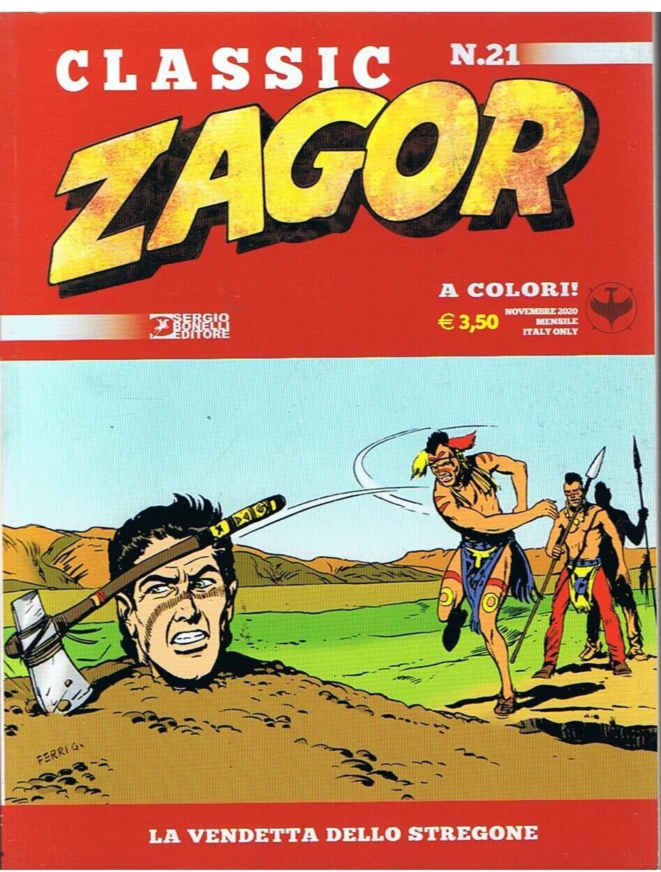 ZAGOR CLASSIC N. 21 - 2020 ALBO A FUMETTI NUOVO - EDITORE SERGIO BONELLI