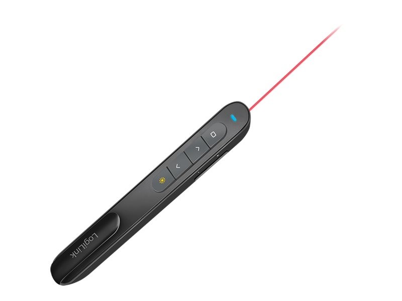 LogiLink ID0190 RF 15 m Nero Wireless presenter 2.4 GHz 2x AAA 15m