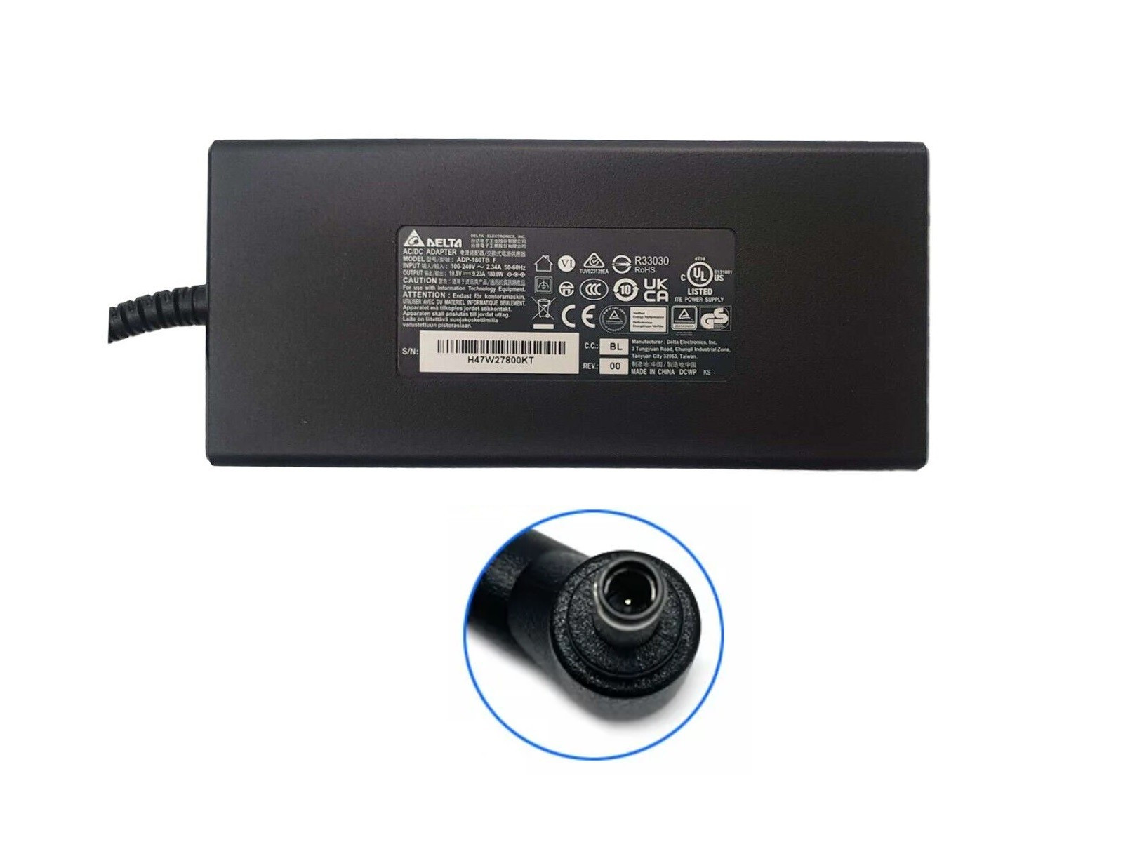 Caricabatterie Original MSI Katana 15 B12UCX B12UCXK Series 20V 9A 180W