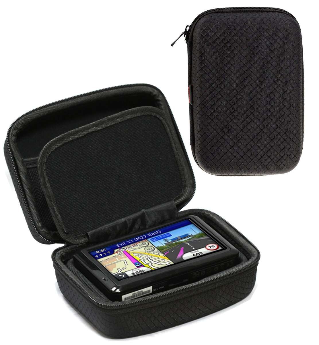 Navitech Black Hard GPS Carry Case For The TomTom START 50M 5" GPS