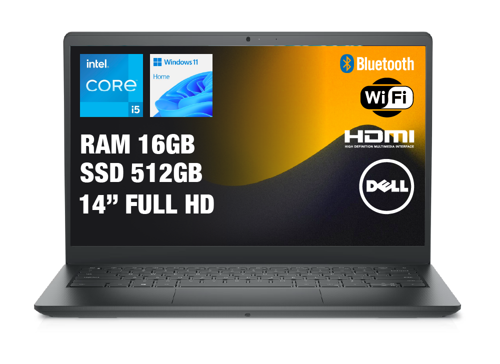 DELL VOSTRO 3420 NOTEBOOK INTEL I5-1235U RAM 16GB SSD 512GB WIND11 HOME FULL HD