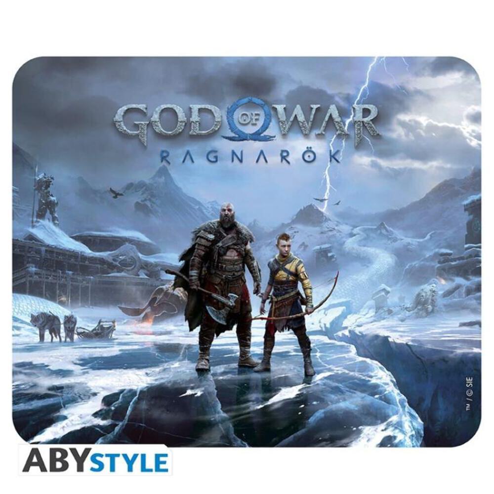ABYSTYLE - God of War (Ragnorak Key Art) Tappetino Morbido Mouse 23,5cm Mousepad