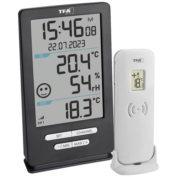 TFA Dostmann 30.3074.10  Funk-Thermometer XENA HOME Termometro digitale senza fi