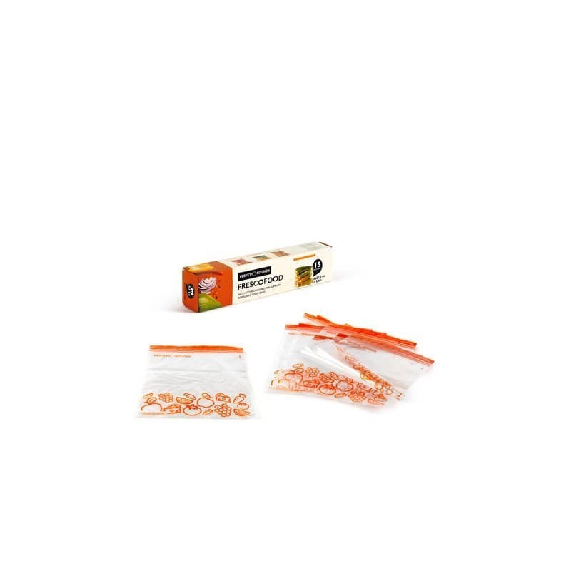 Sacchetti richiudibili per alimenti Perfetto ''Frescofood'' - conf. 15 pz M - 24