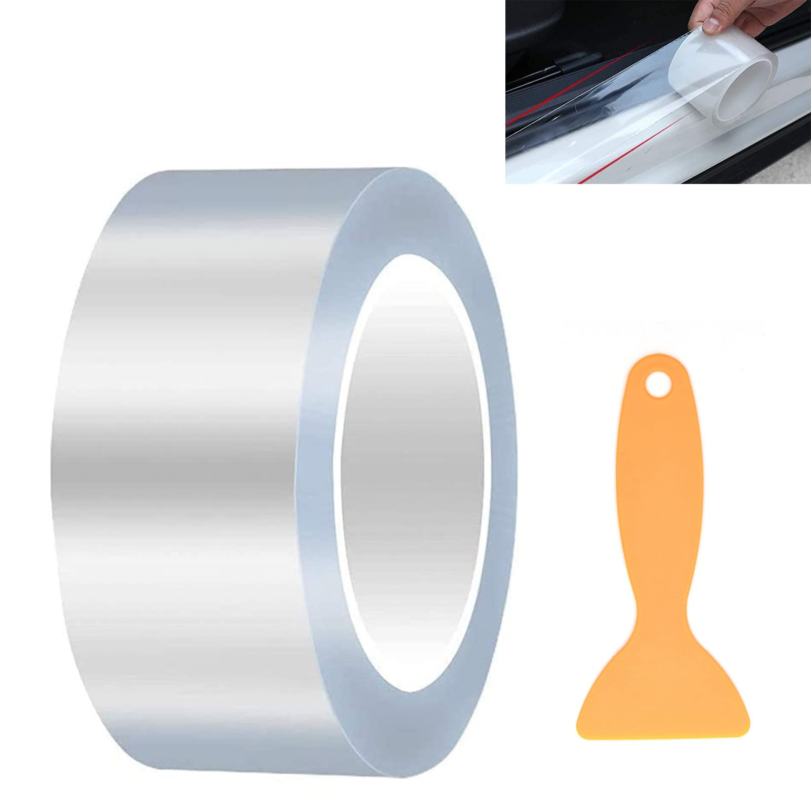 Film Protection Voiture, Autocollant Transparent pour Voiture, Film de (S7R)