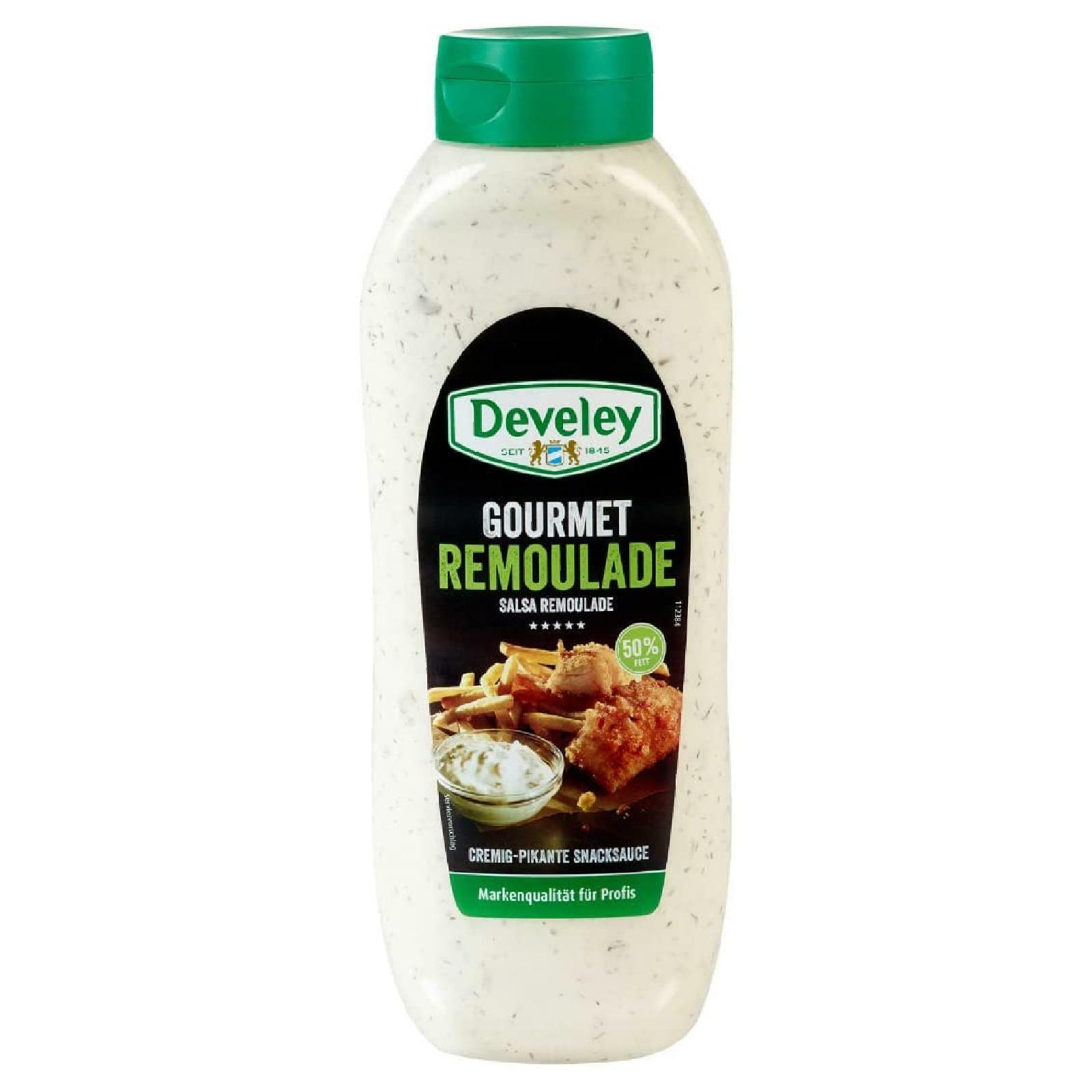 SALSA GOURMET DEVELEY REMOULADE CON CETRIOLI BOTTIGLIA SQUEEZE 875 ML PICCANTE