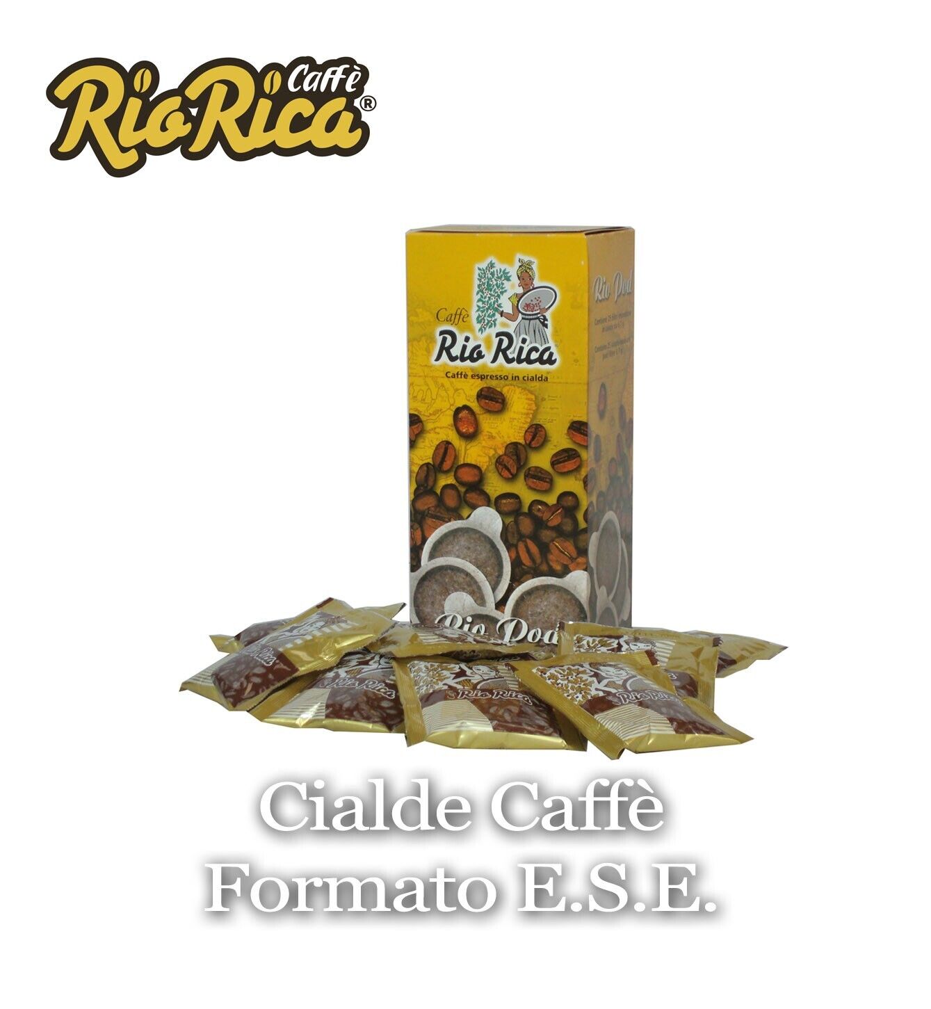 Caffè in cialde formato standard E.S.E. 44 mm Astuccio prova da 25 cialde