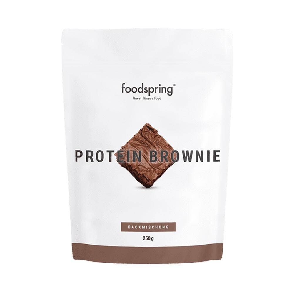 Foodspring Protein Brownies - Brownie Proteico al Cioccolato in Polvere, 250g