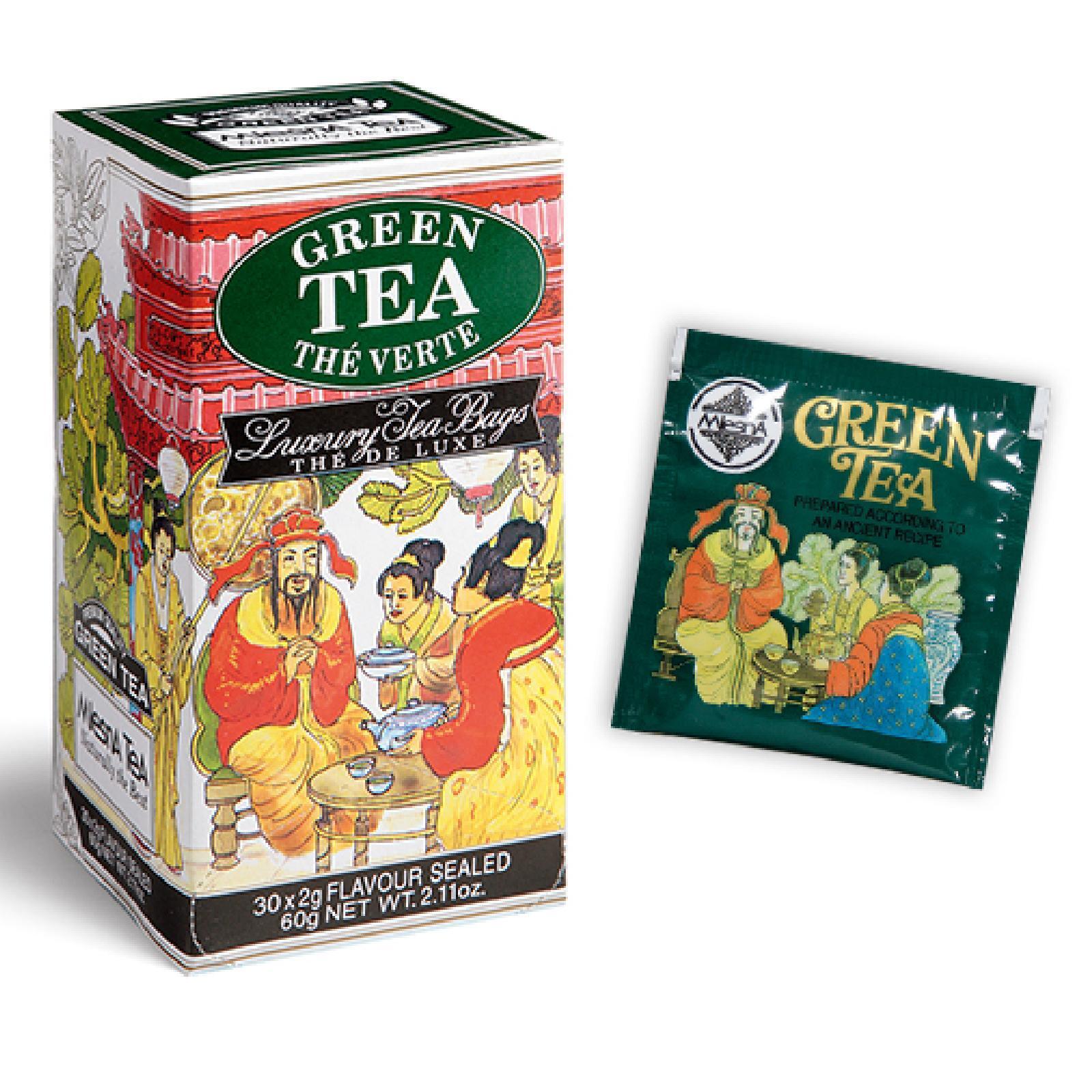 Te' Mlesna Green Tea Te' Verde 30 Filtri Ceylon Premium Quality
