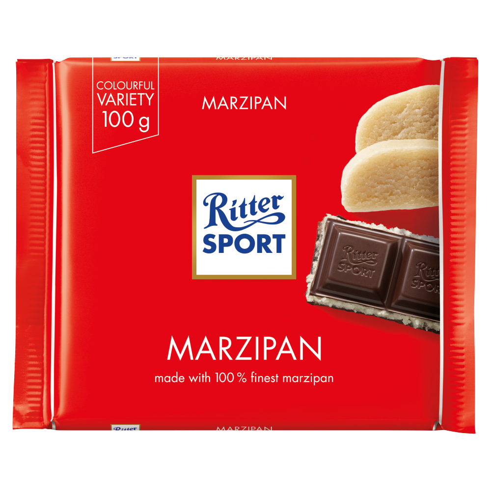 Cioccolato da dessert Ritter Sport con ripieno di marzapane 100 g