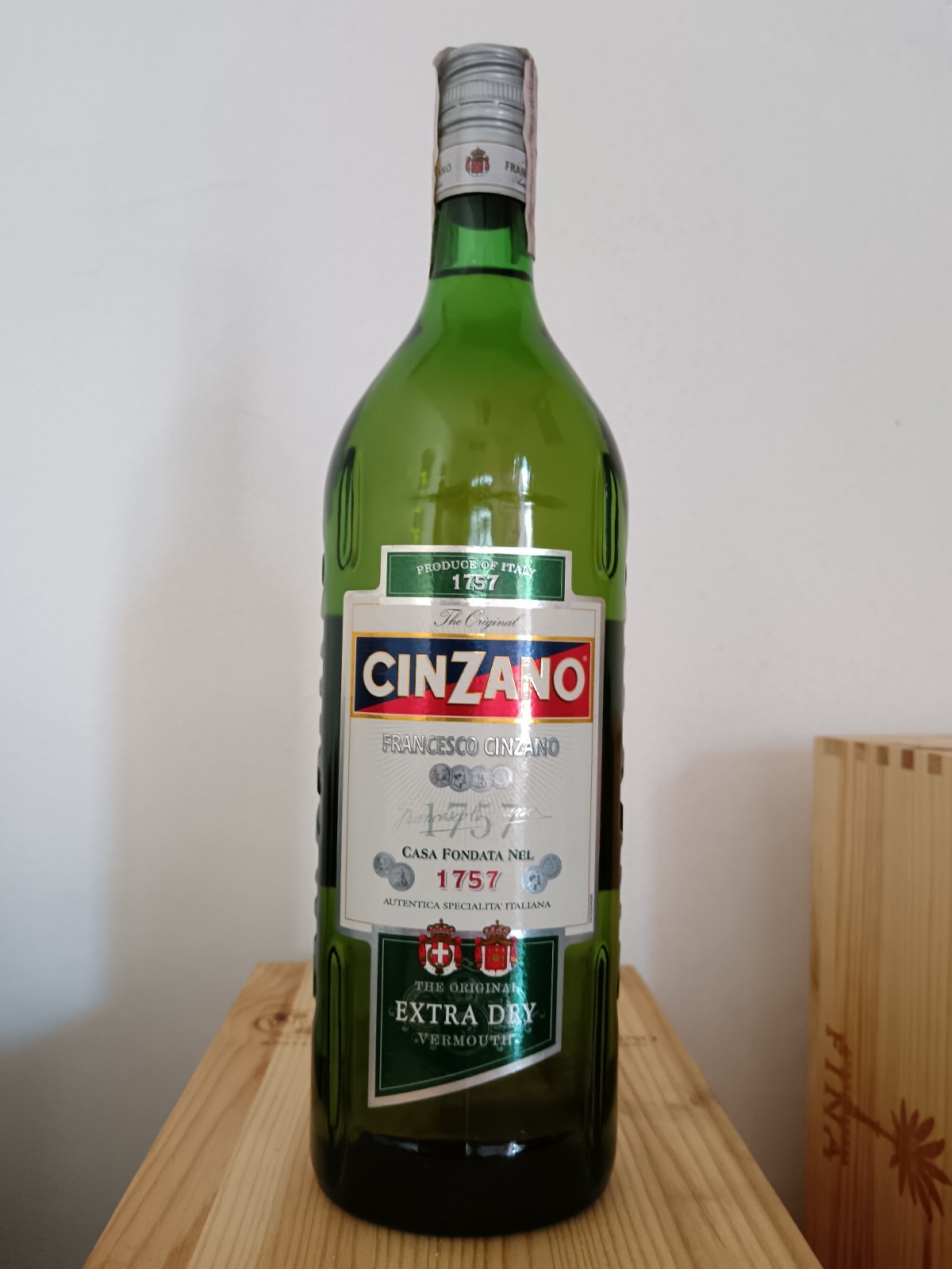 Vermouth Cinzano Extra Dry 1 Lt 18 % vol. - Bottiglia Vintage da Collezione