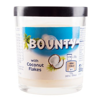 Crema di latte Bounty con grattugia di cocco - 200 g