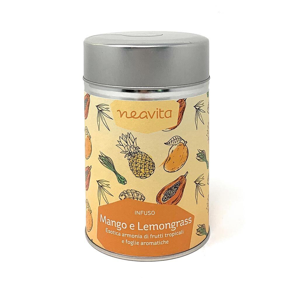 Neavita Silver Tin - Infuso Mango E Lemongrass, 100g