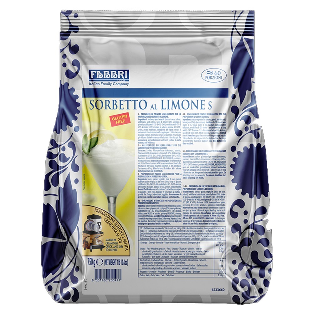 FABBRI SORBETTO AL LIMONE S GR.750