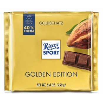 Ritter Sport Cioccolato Goldschatz 250 G