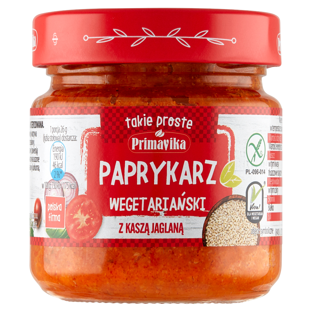 Primavika Paprykarz vegetariano con semola Jaglana 160 g
