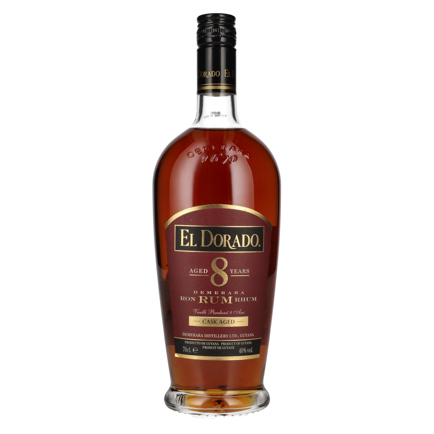 El Dorado 8 Years Old Cask Aged Demerara Rum