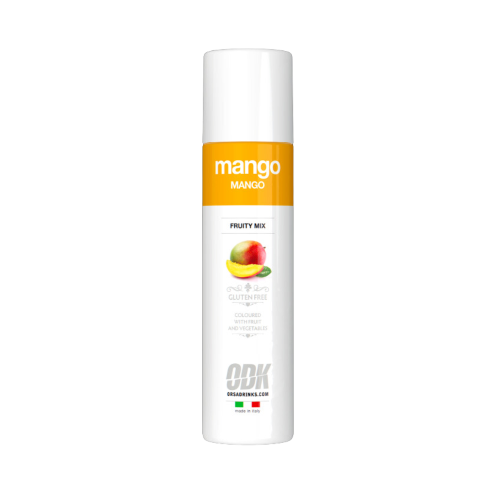 Purea di Frutta Odk Mix Mango Gusto Mango Bottiglia Plastica 1 Kg Senza Glutine