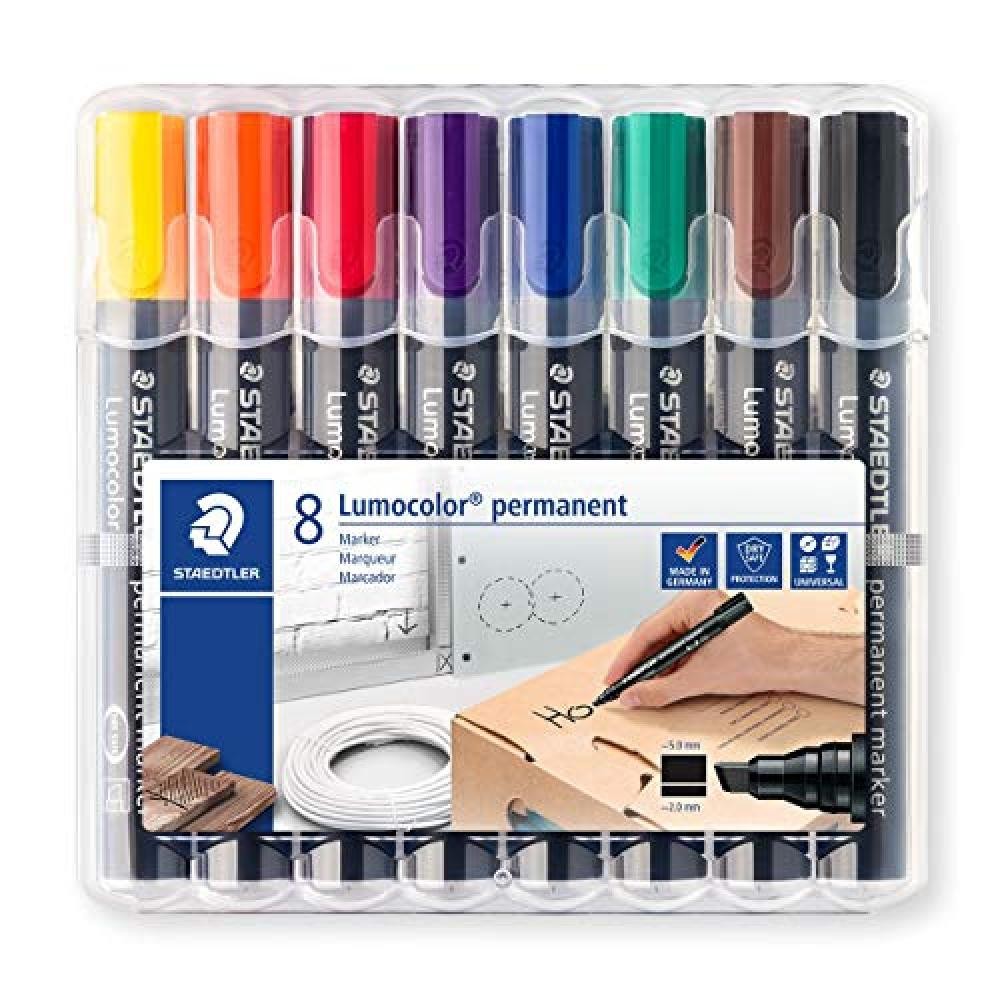 Staedtler 350 WP8 Marcatore Permanente, 8 Pezzi - NUOVO