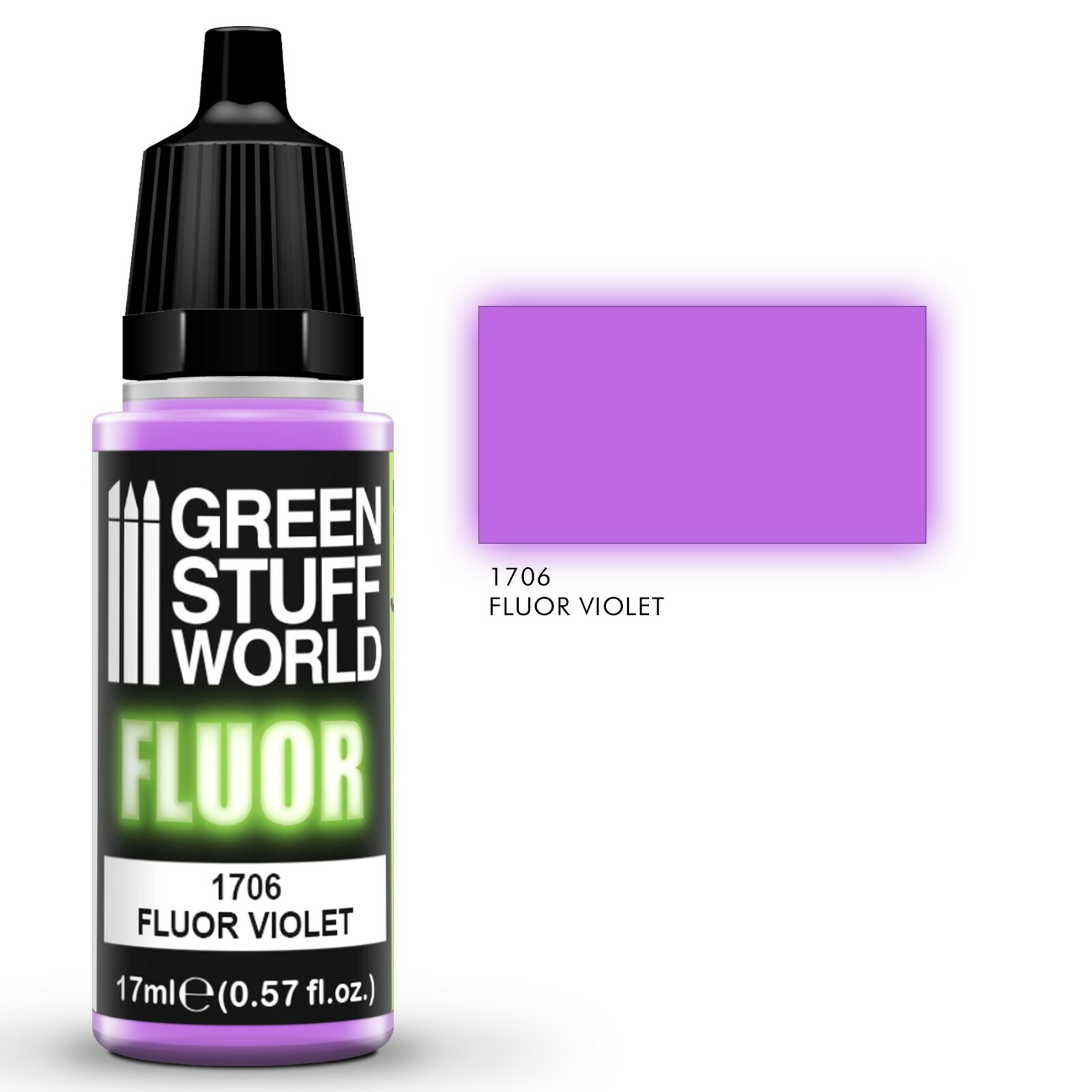 Pittura FLUOR VIOLA - Aerografo Pennello Acrilico Vernice Intenso e Luminoso