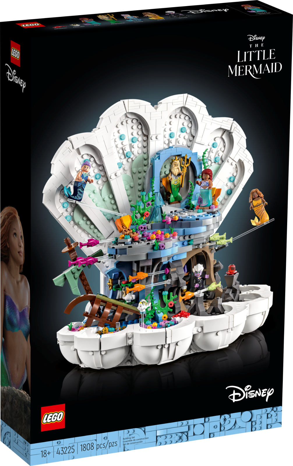 LEGO 43225 la Sirenetta di Ariel Palazzo Nuovo 2023