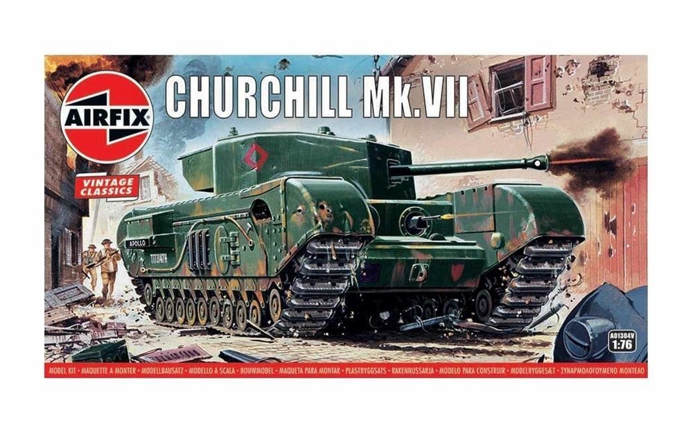 SERBATOIO AIRFIX A01304V MODELLO CHURCHILL MK.VII, CLASSICI VINTAGE 1/76