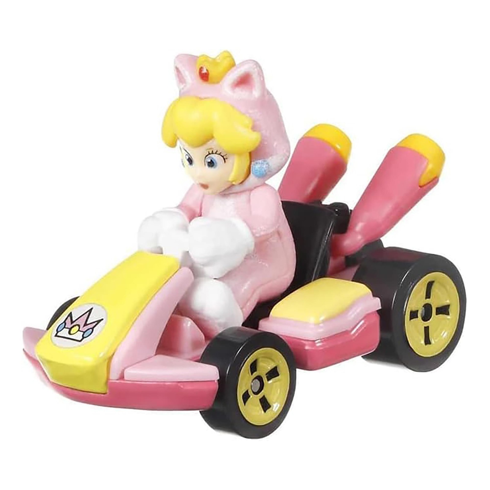 Mario Kart Hot Wheels 1:64 Auto Diecast | Cat Peach