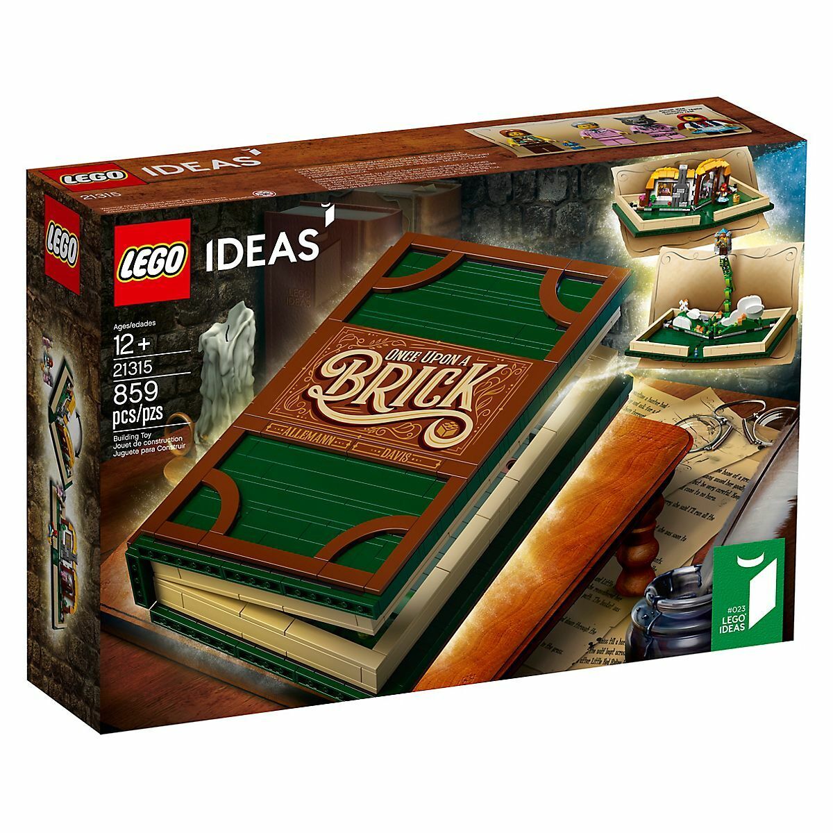 LEGO 21315 Libro Pop-Up - iDEAS 12+ Pz 859