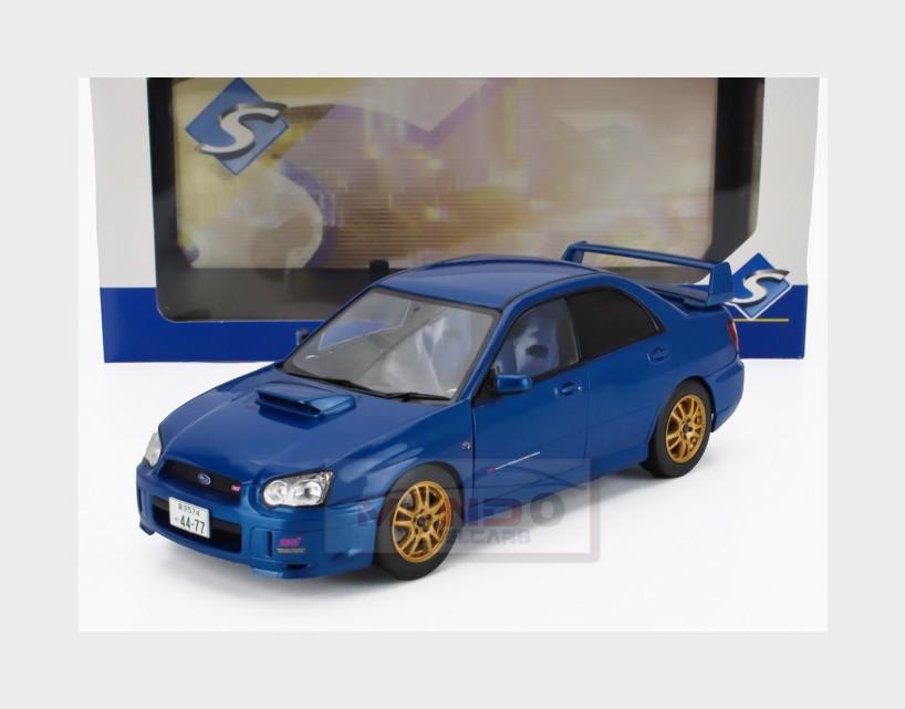 1:18 SOLIDO Subaru Impreza Wrx Sti 2003 Blue SL1812301