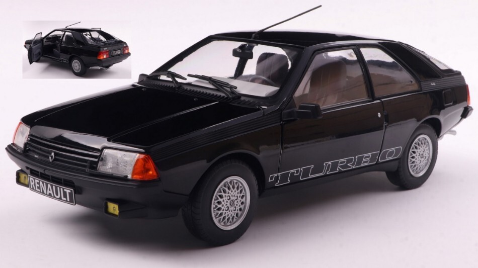 RENAULT FUEGO TURBO COUPE 1980 BLACK 1:18
