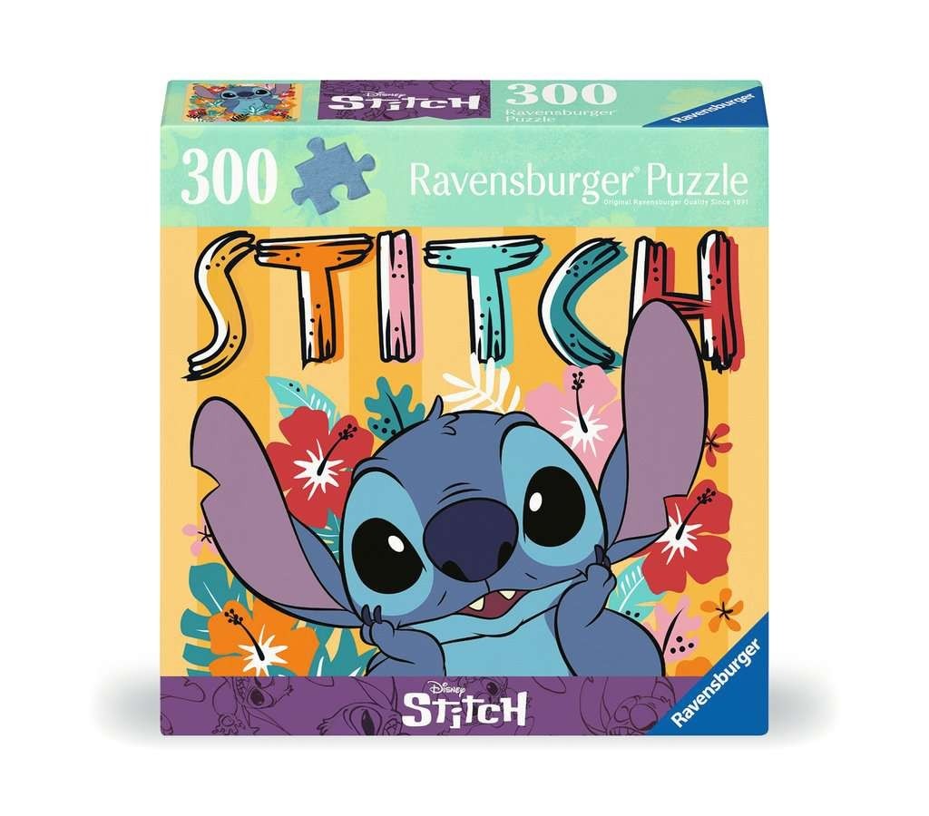 PUZZLE 300 PEZZI ravensburger STITCH cm 33 x 21 DISNEY