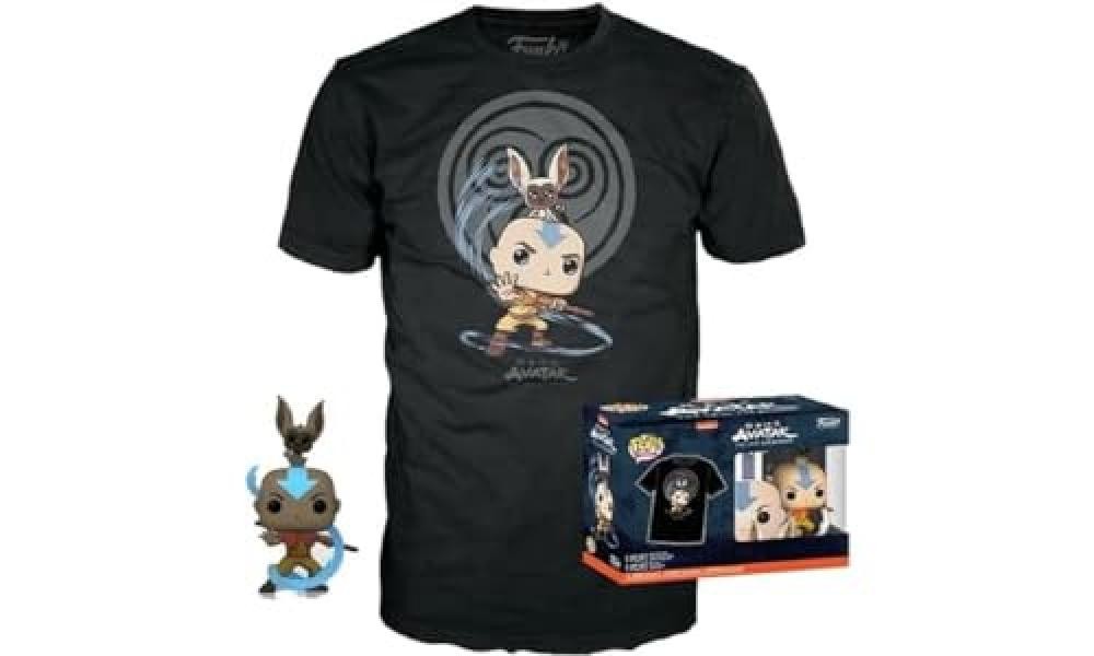 (TG. XL) Funko Pop! & Tee: Avatar, Element Bending, (XL), Avatar: The Last Airbe