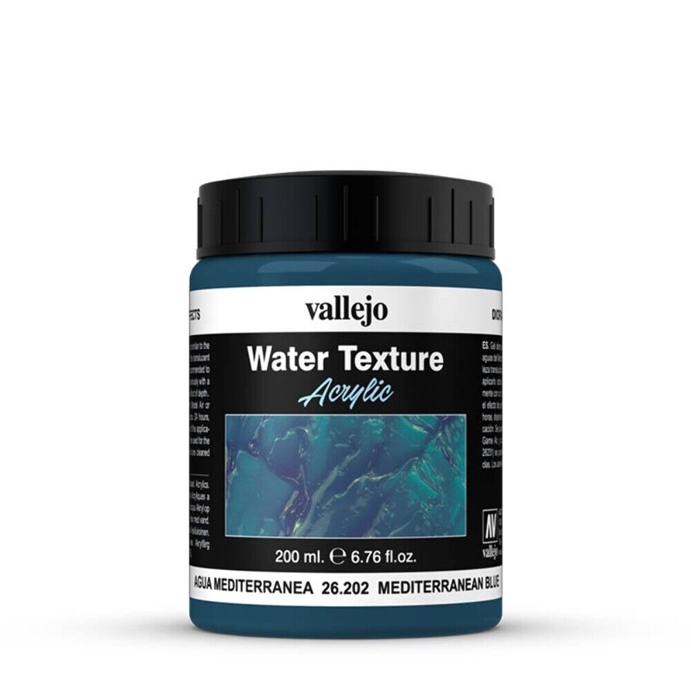 Vallejo 26202 EFFETTO ACQUA BLU MEDITERRANEO - 200 ml
